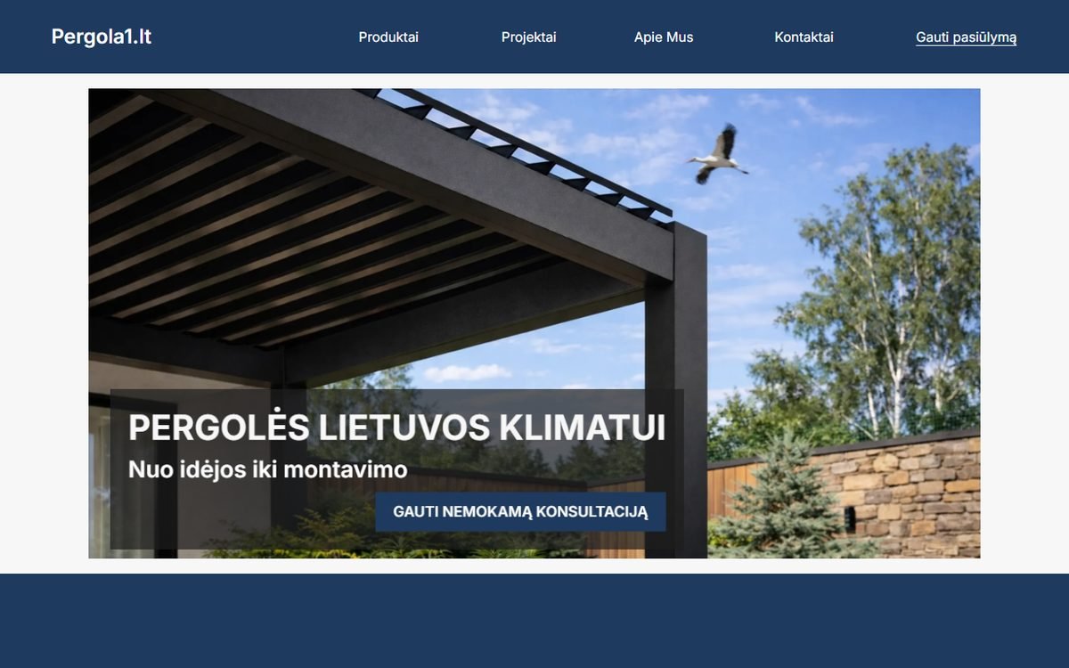 Pergola1.lt pradinis puslapis